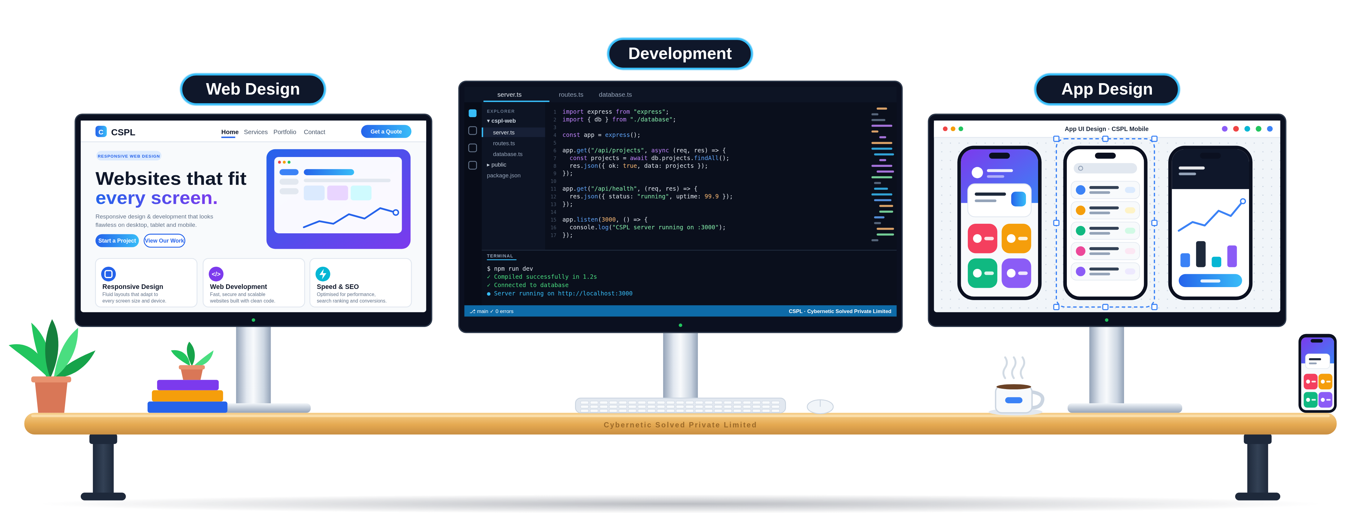 CSPL web design and mobile app development studio in Karachi
